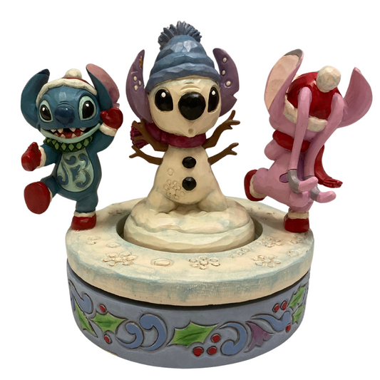 Disney Traditions - Stitch & Angel Snowman 26866