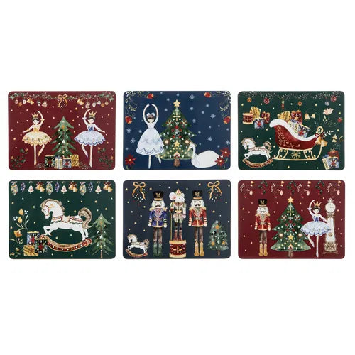 Christmas Wonderland Assorted 6pk Placemats 41408