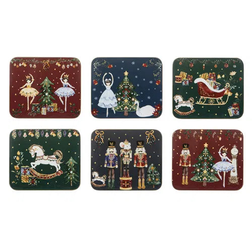 Christmas Wonderland Assorted 6pk Coaster 41409