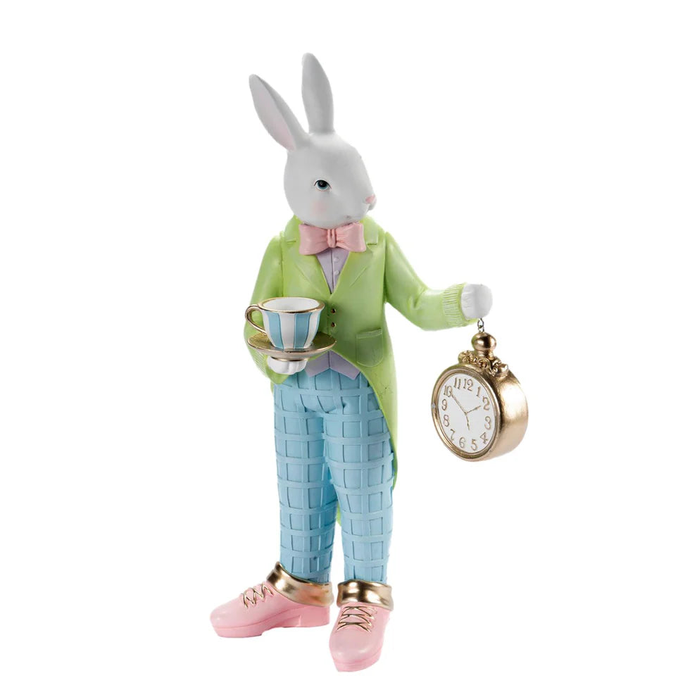 Easter Pastel Mad Hatter Standing Rabbit 37535