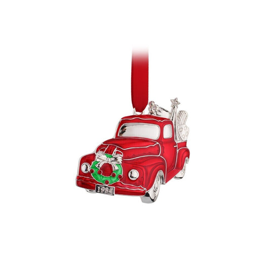 Red Truck Hanging Ornament 11111d