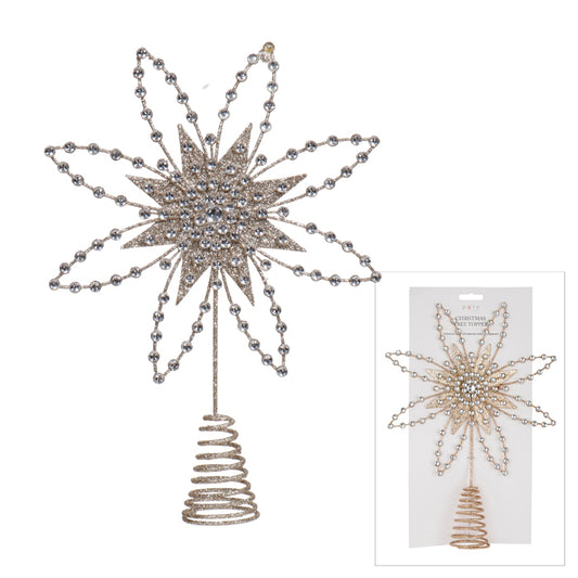 Tree Topper Snowflake Flowerburst 31760c